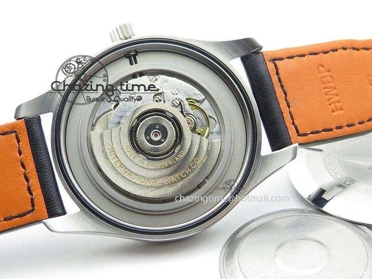 MIROTIME 0825 Fashionable Mark XVIII IW327002 V6F Best Edition White Dial On Black Leather Strap A 7312